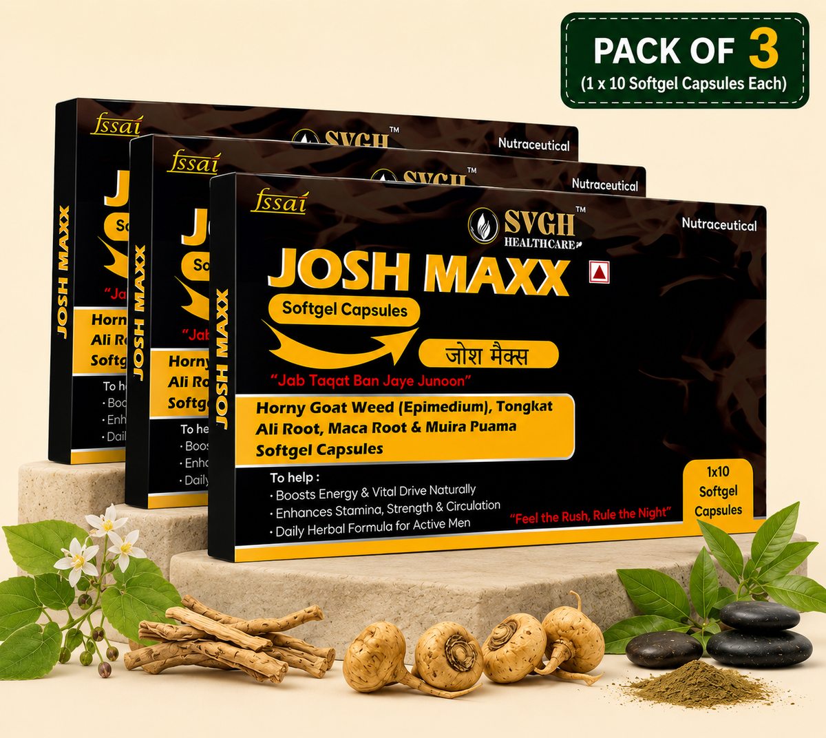 Josh Maxx Advanced Men's Performance & Vitality Formula