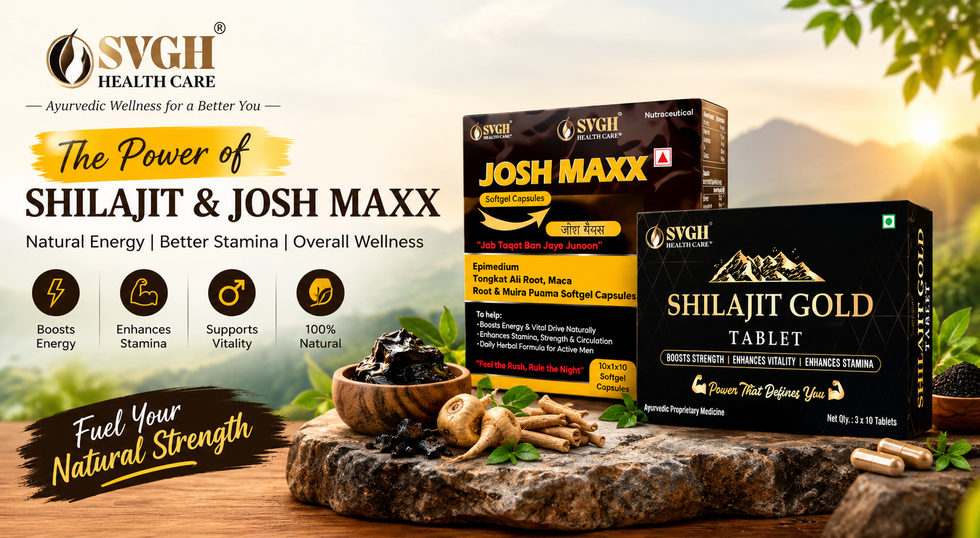 Natural Ways to Boost Stamina and Energy: Benefits of Shilajit and Herbal Extracts for Men