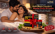 SVGH Health Care Josh Maxx Capsules & RiseUp Vitality Oil Combo: Modern Men’s Ultimate Guide to Natural Vitality & Stamina