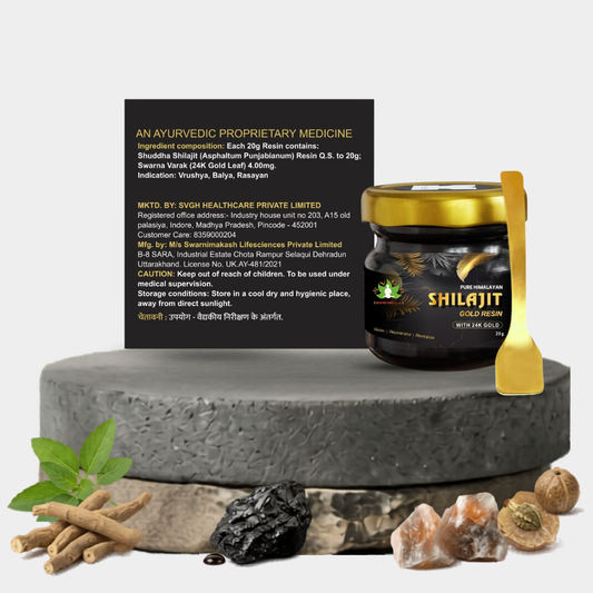 Pure Himalayan Shilajit Gold Resin
