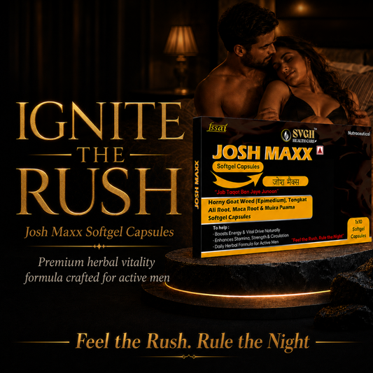 Men Power Booster Combo With Shilajit Gold Tablet And Josh Maxx Capsules