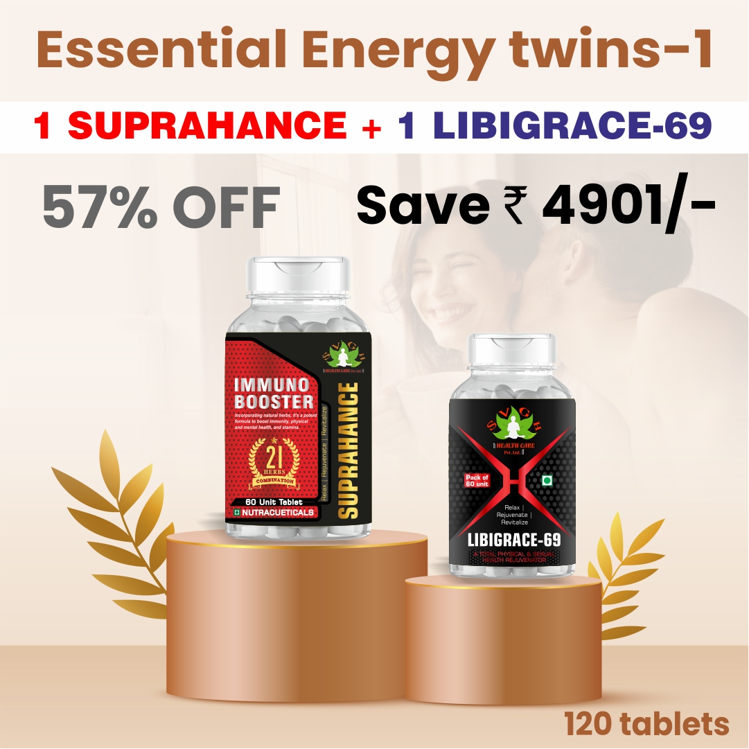 Essential Energy twins -1 Pack of 2 (Suprahance + Libigrace-69 )