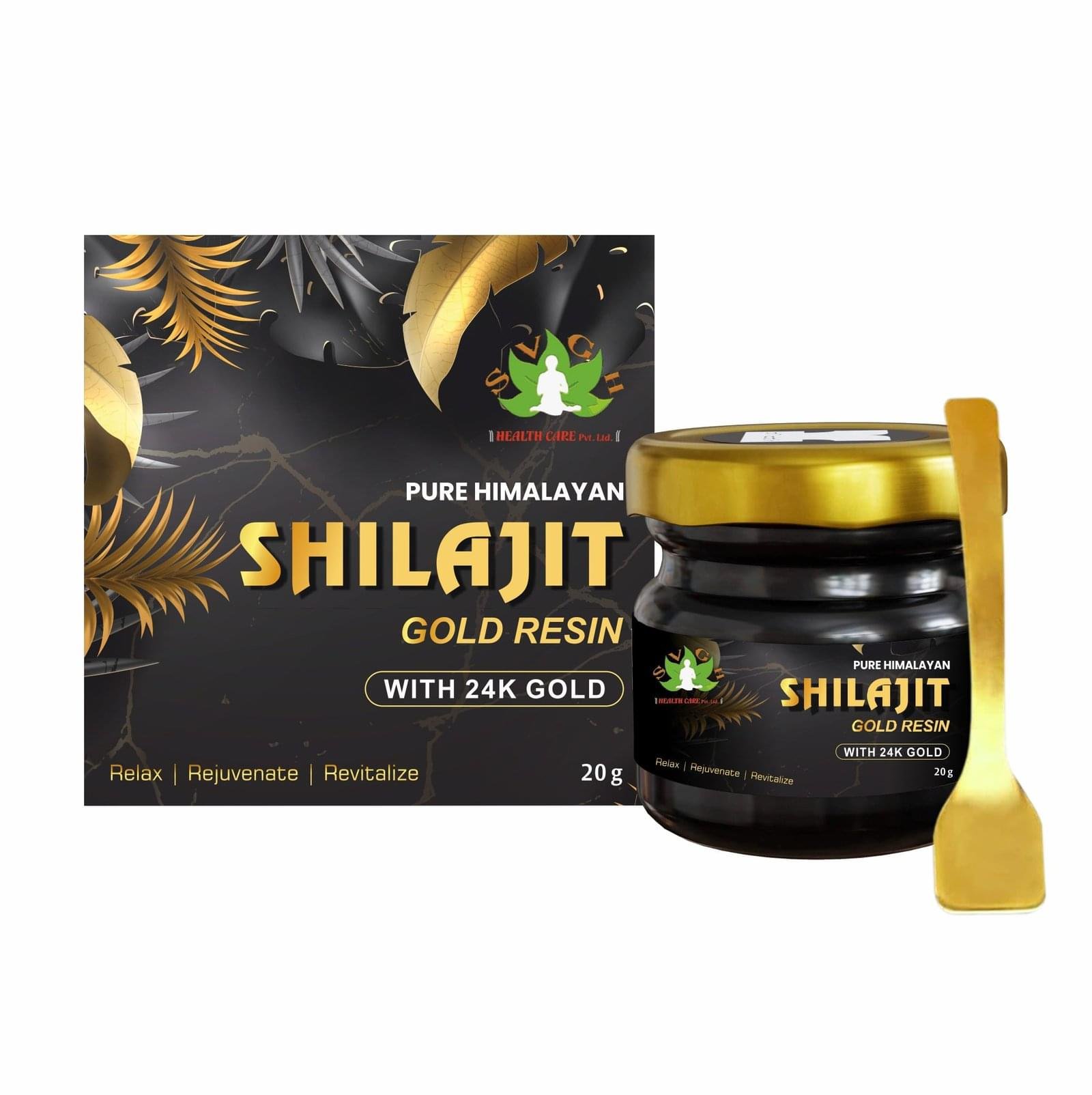 Pure Himalayan Shilajit Gold Resin