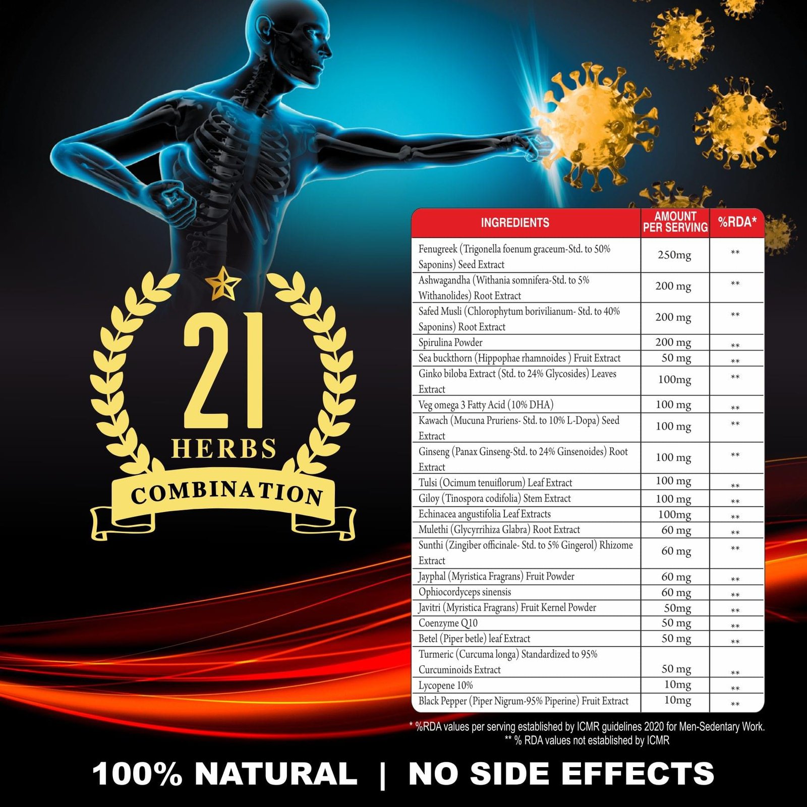 Buy Suprahance Immuno Boostern 21 Herbs Formula for Immunity & Wellness - Image 8