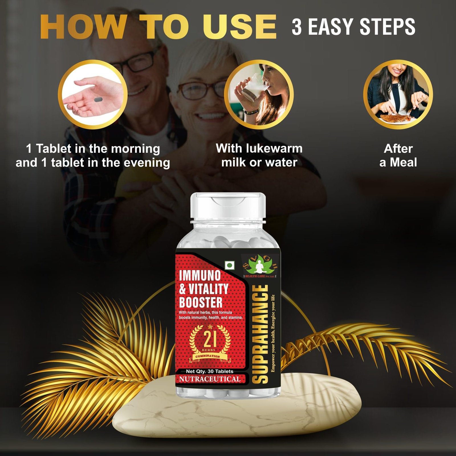 Buy Suprahance Immuno Boostern 21 Herbs Formula for Immunity & Wellness - Image 7