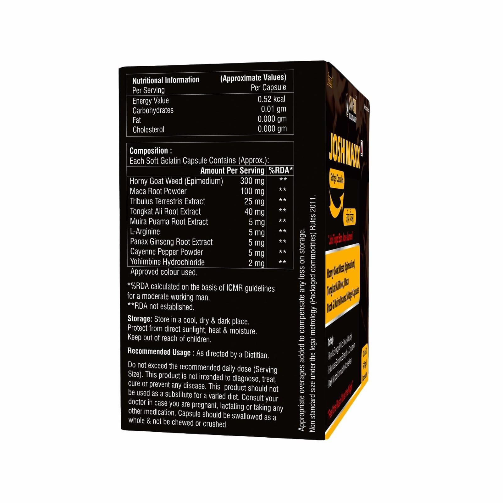 Josh Maxx – Herbal Performance & Vitality Support Capsules - Image 3