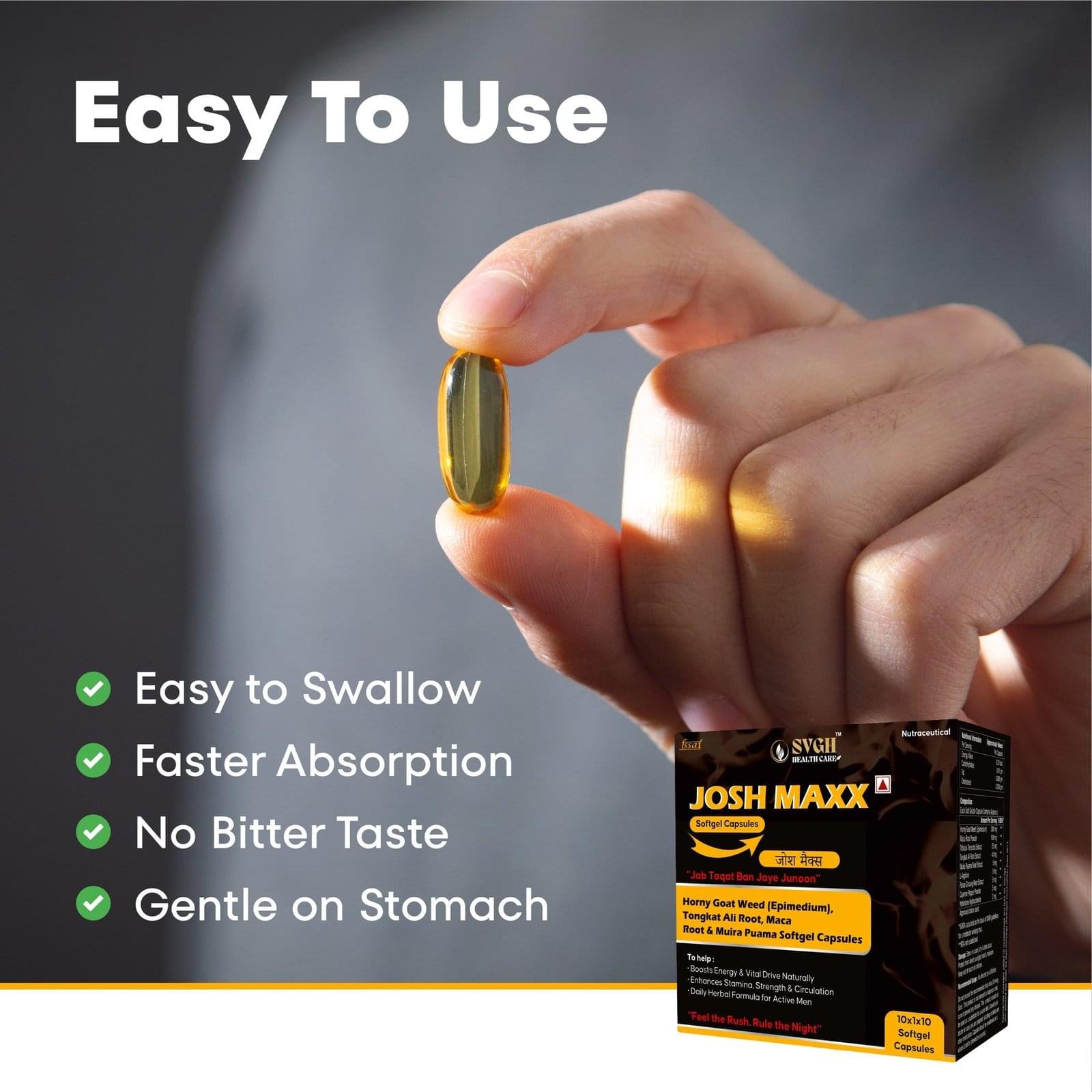Josh Maxx – Herbal Performance & Vitality Support Capsules - Image 4